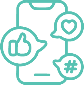 Increases engagement on social media<br />